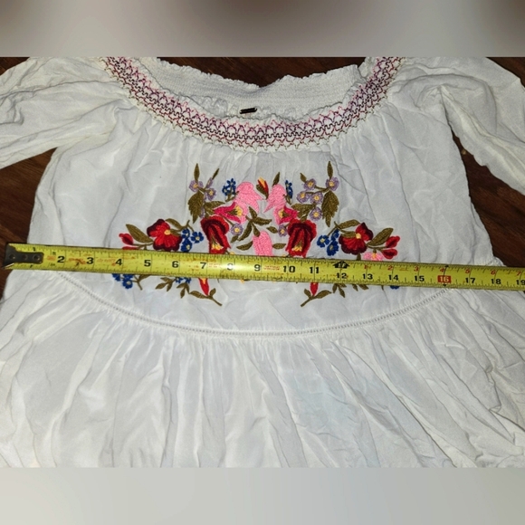 Free People Sunbeams White Embroidered Minidress - Picture 7 of 9